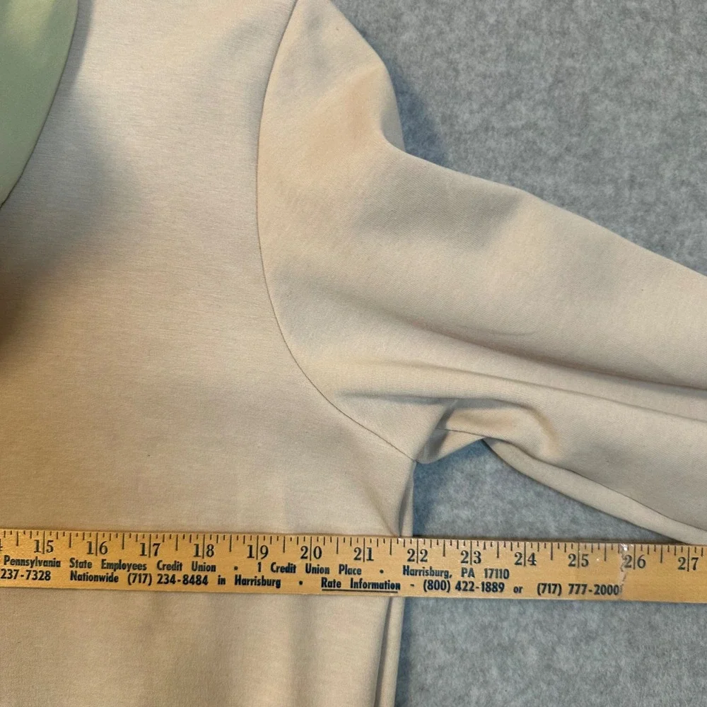 Nike Hoodie Mens Medium Beige Green Dri-FIT Just Do It Performance Pullover